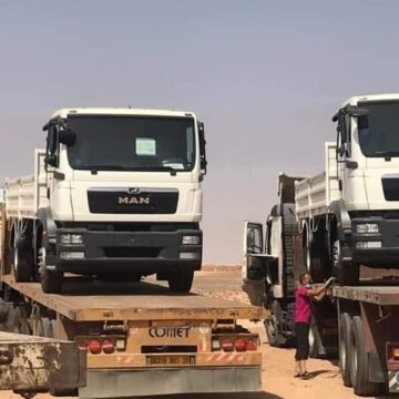 ACNUR dona cuatro camiones de transporte para los campamentos de refugiados saharauis