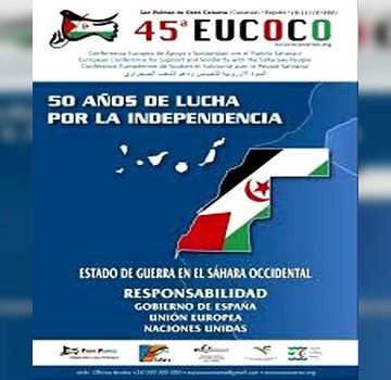 La situación de los DD.HH en el Sáhara Occidental, la soberanía del pueblo saharaui sobre sus recursos naturales y la consolidación del Estado saharaui; temas clave en la 45ª @EUCOCO_