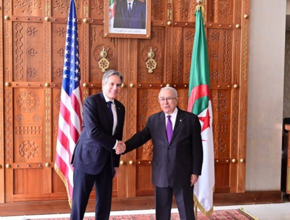 Días después de la gira de Blinken, el ministro de Exteriores argelino realiza una visita oficial a EE.UU.