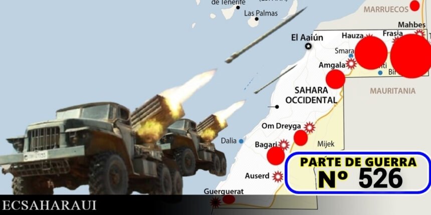 Parte de Guerra N.º 526. Guerra del Sáhara Occidental.