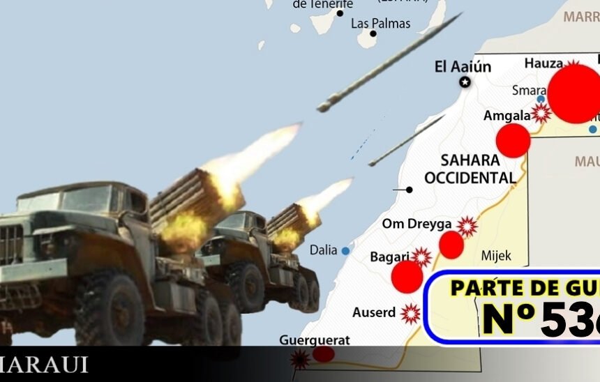 1653023546902603-0 Parte de Guerra N.º 536. Guerra del Sáhara Occidental.