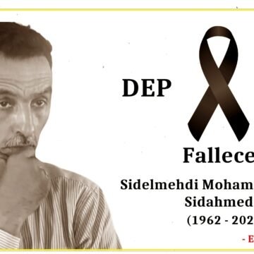 “Algo se muere en el alma cuado un amigo se va” si es Sidelmehdi Mohamed Lamin