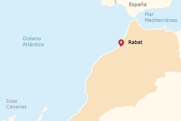 La embajada de Marruecos en España mantiene en su web un falso mapa del Reino Alauí con Ceuta y Melilla incluidos