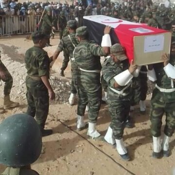 Sáhara Occidental | Miles de saharauis despiden a los mártires caidos en combate este viernes