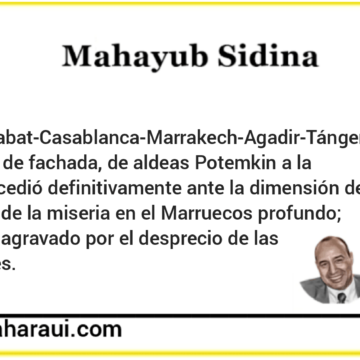 La supuesta ‘particularidad marroquí’ al descubierto tras el terremoto de Al Haouz – OPINIÓN Mahayub Sidina