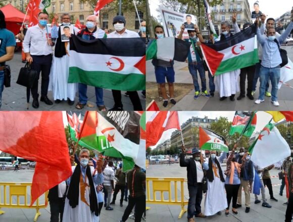 Con motivo del Día Internacional de la Paz, la comunidad saharaui sale a las calles de París para llamar la atención del mundo sobre la situación en el Sáhara Occidental
