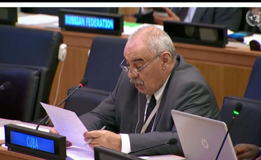 73 AGNU: Intervención de la delegación de Cuba en la Reunión del Comité de Descolonización. Tema: Cuestión del Sahara Occidental. Nueva York, 17 al 28 de junio de 2019. | Embajadas y Consulados de Cuba