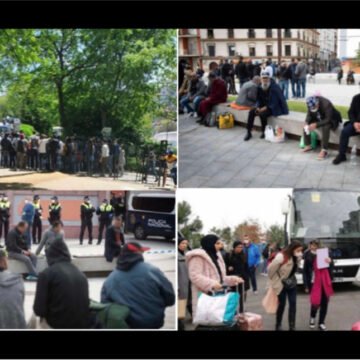 Los marroquíes varados en el extranjero por la crisis de Covid-19 se manifiestan frente a consulados de su país en protesta por el abandono de su gobierno — ECSAHARAUI