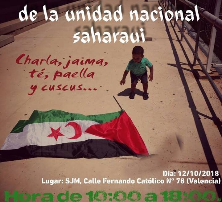 43 aniversari de la Unitat Nacional Sahrauí (València – Octubre 2018) — FASPS-PV