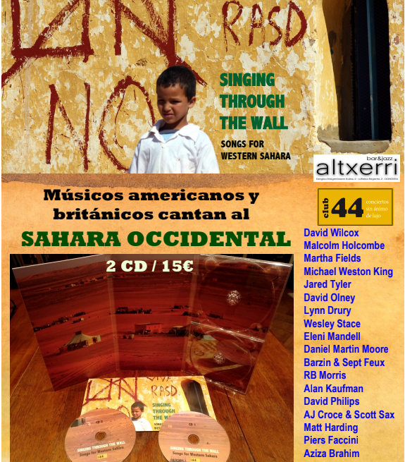 Sugerencia para regalar en estas fechas: Canciones para el Sáhara Occidental – Cultura – La casa de mi tía