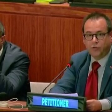 Crespo exige una solución a la cuestión del pueblo saharaui en las Naciones Unidas (con vídeo) – 14/10/2019 Región | Diario La Comarca de Puertollano