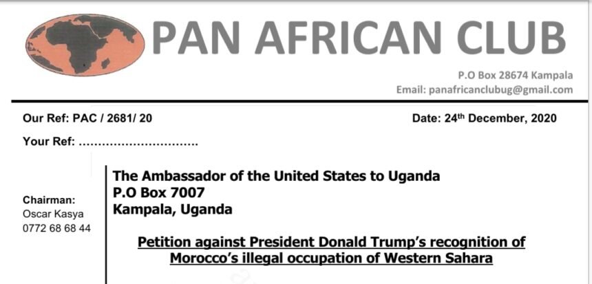 L’Association PAN AFRICAN CLUB dénonce ‘’vigoureusement’’ la décision de Trump au Sahara occidental | Sahara Press Service