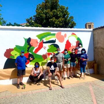 Ayuntamiento de Sangüesa: Mural Puente Solidario en homenaje al Pueblo Saharaui – Navarra digital