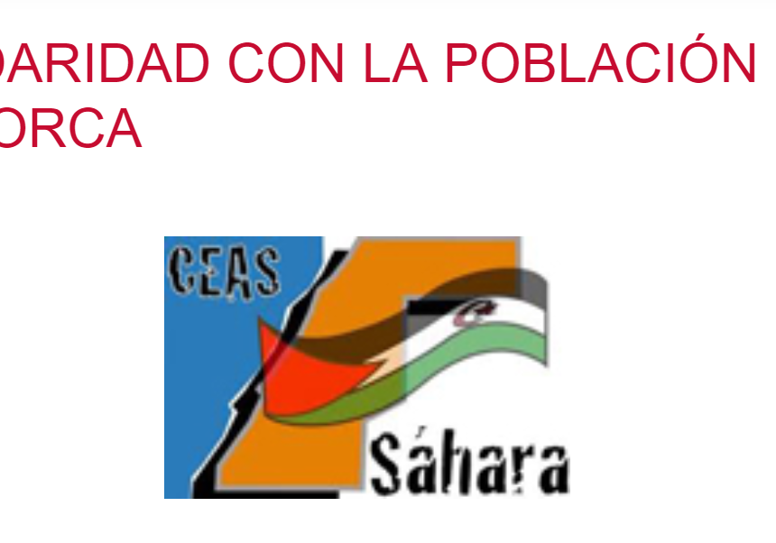 2345456786 SOLIDARIDAD CON LA POBLACIÓN DE MALLORCA – CEAS-Sahara