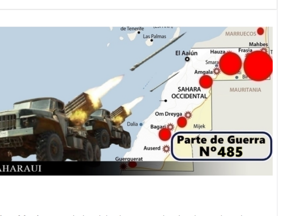 2345tgfds Parte de Guerra Nº 485. Guerra del Sáhara Occidental.