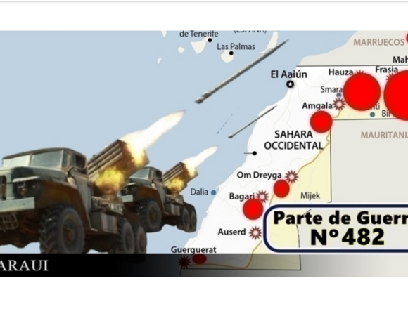 GUERRA EN EL SAHARA | Parte de Guerra Nº 482