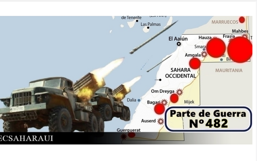 GUERRA EN EL SAHARA | Parte de Guerra Nº 482