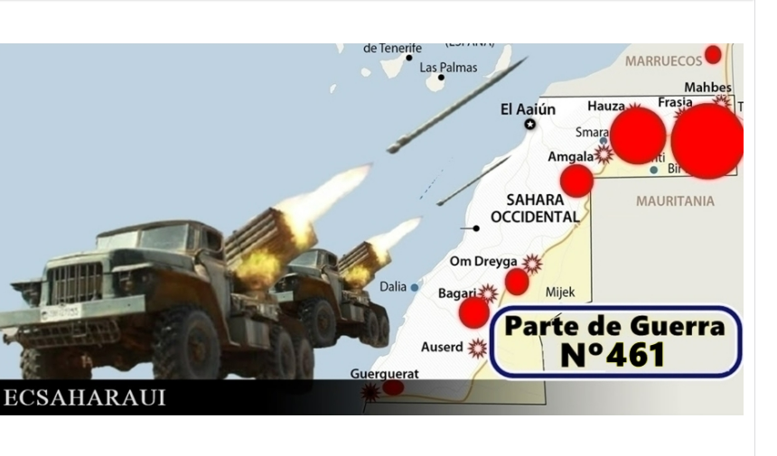 GUERRA EN EL SAHARA | Parte de Guerra Nº 461