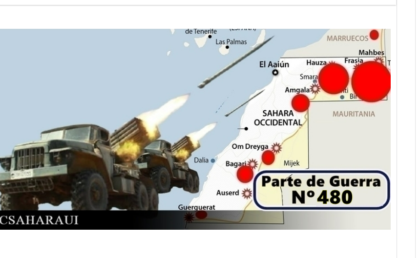 GUERRA EN EL SAHARA | Parte de Guerra Nº 480