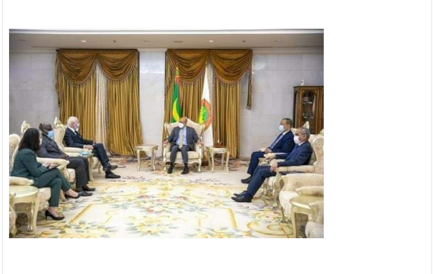 Enviado de ONU para el Sáhara Occidental recibido por el presidente de Mauritania, Mohamed Sheikh Ould Al-Ghazouani