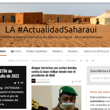 ¡LA ACTUALIDAD SAHARAUI! Las noticias del 23 de julio de 2022