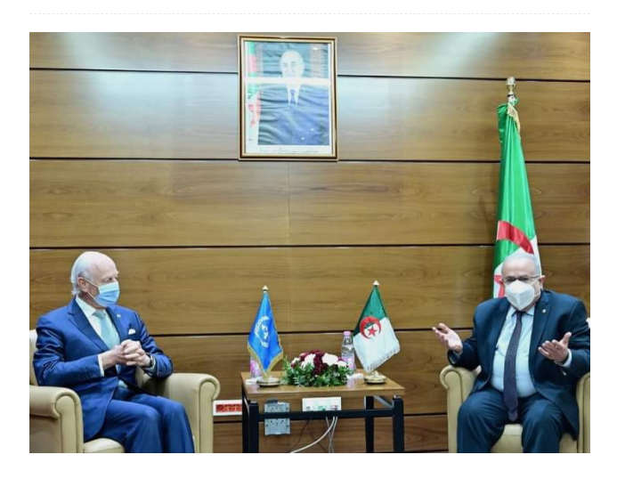 Ministro de Exteriores de Argelia recibe al enviado de la ONU para el Sáhara Occidental