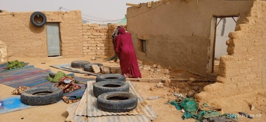 Tormentas y fuertes rachas de viento causan considerables daños en los campamentos de refugiados saharauis