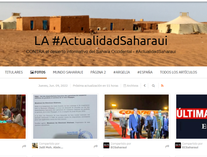 ¡LA ACTUALIDAD SAHARAUI! Las noticias del 9 de junio de 2022