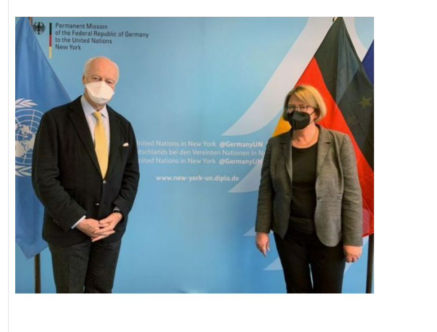 345rtgh El Enviado de la ONU para el Sáhara Occidental continúa con su agenda de encuentros: reunión con la embajadora alemana ante Naciones Unidas