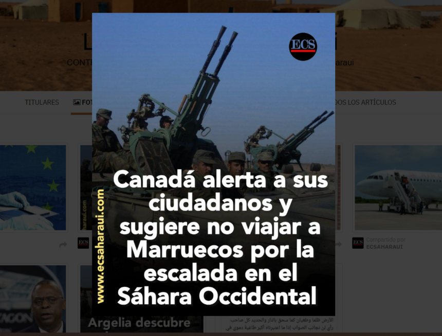 ¡SAHARA OCCIDENTAL! BOLETÍN de últimas noticias del 26 de julio de 2022