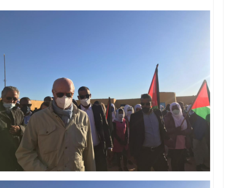 El enviado de la ONU para el Sáhara Occidental prosigue su visita a los campamentos saharauis por segundo día consecutivo