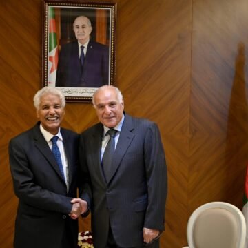 Mohamed Sidati se reúne con su homólogo argelino Attaf | Sahara Press Service