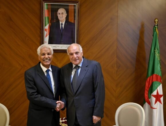 Mohamed Sidati se reúne con su homólogo argelino Attaf | Sahara Press Service