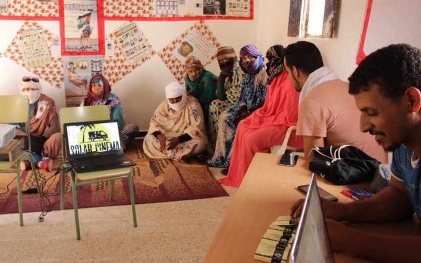 42121336_1935488819845372_934151448394989568_n Campamentos de refugiados saharauis: Intensa actividad en la Escuela de cine – septiembre 2018