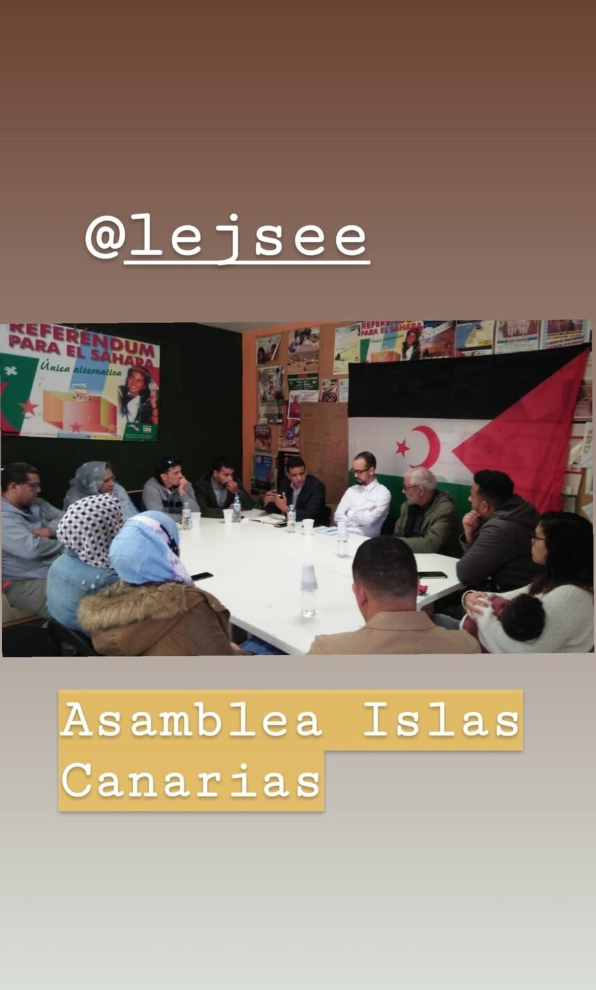 Asamblea regional en Gran Canarias – Liga de Estudiantes y Jóvenes Saharauis en el Estado Español