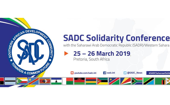 La conferencia de solidaridad con el pueblo saharaui organizada por «Southern African Development Community’s (SADC)» da comienzo mañana 25 de marzo en Pretoria