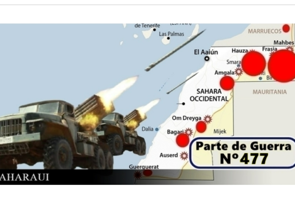 Parte de Guerra Nº 477. Guerra del Sáhara Occidental.