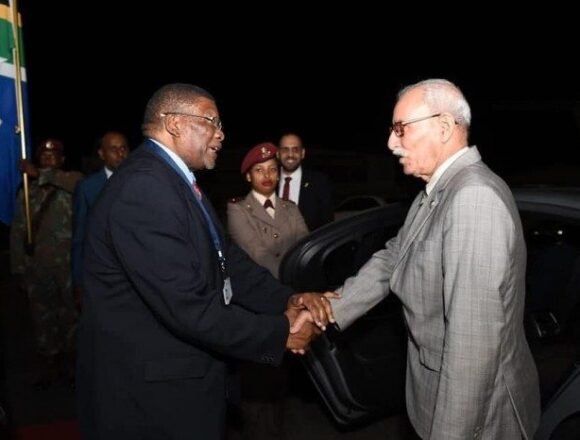 President of Republic arrives in South Africa to take part in inauguration of President-elect Cyril Ramaphosa — Sahara Press Service