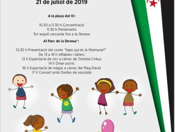 Per un #SaharaLliure a GIRONA el 21 de Juliol ✌️?? #VacacionesenPaz2019 #VacancesenPau2019