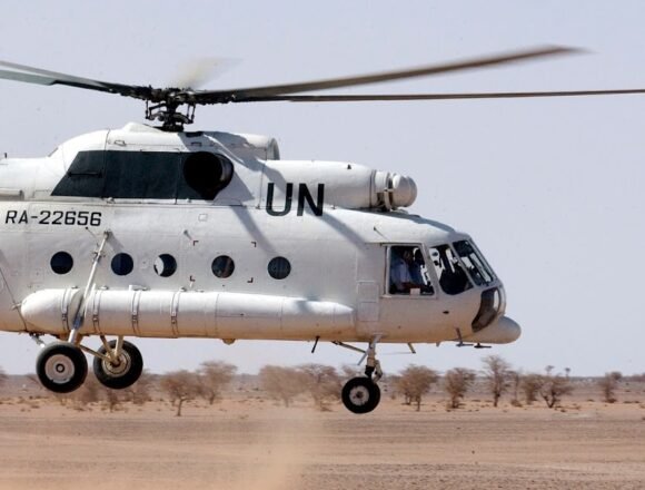 Generación de la Amistad saharaui: El helicóptero de la ONU