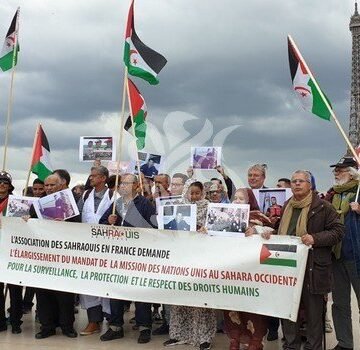 Un rassemblement à Paris pour dénoncer les violations des droits de l’Homme au Sahara occidental