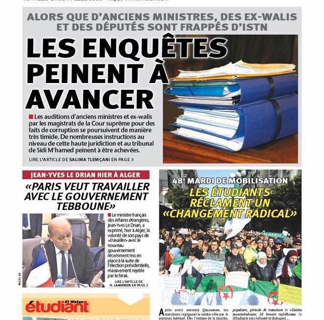 82391852_3193983677324679_7723705732108910592_n Sursaut diplomatique | El Watan