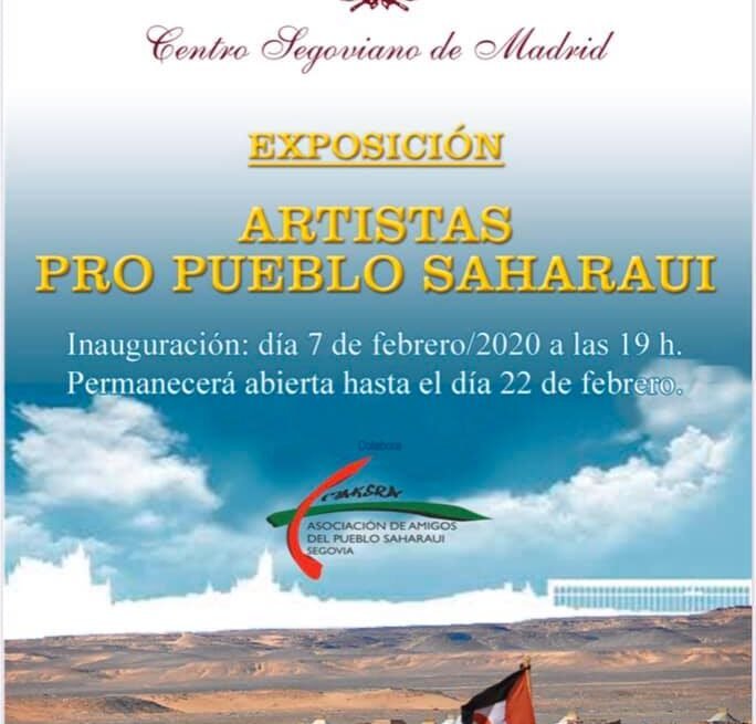 Segovia con el Sáhara: Exposición solidaria «Artistas pro pueblo Saharaui»