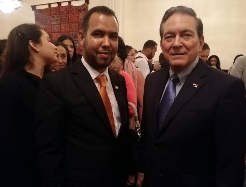 Diplomacia saharaui en la presentación de la campaña «Panamá sin Trata»