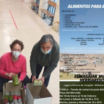 TUDELA (Navarra) – Recogida de alimentos en Balún Canán para los refugiados saharauis