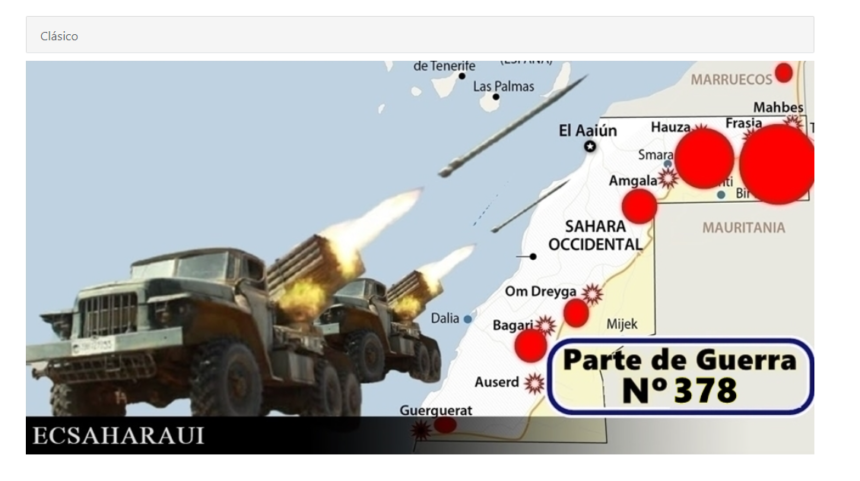 GUERRA EN EL SAHARA | Parte de Guerra Nº 378