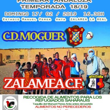 Recogida de alimentos para el pueblo saharaui en el Zalamea-Moguer