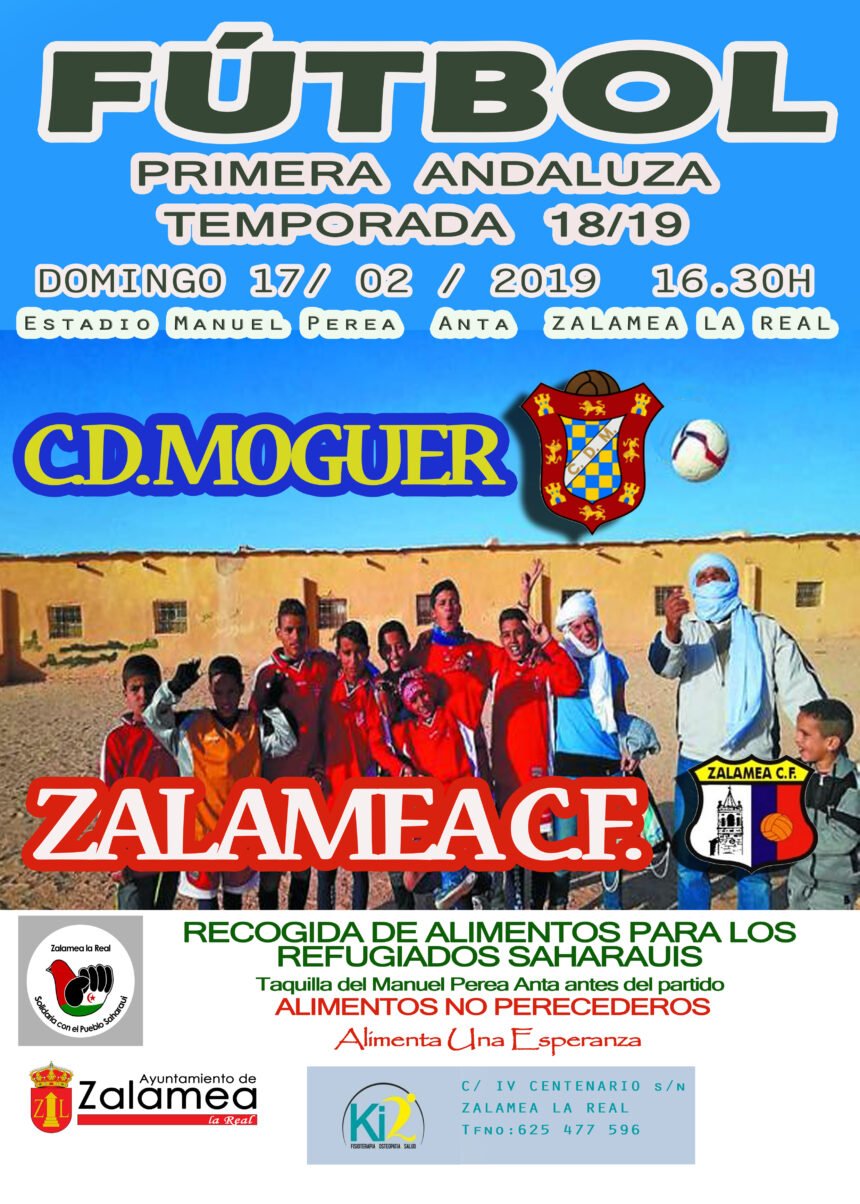 Recogida de alimentos para el pueblo saharaui en el Zalamea-Moguer