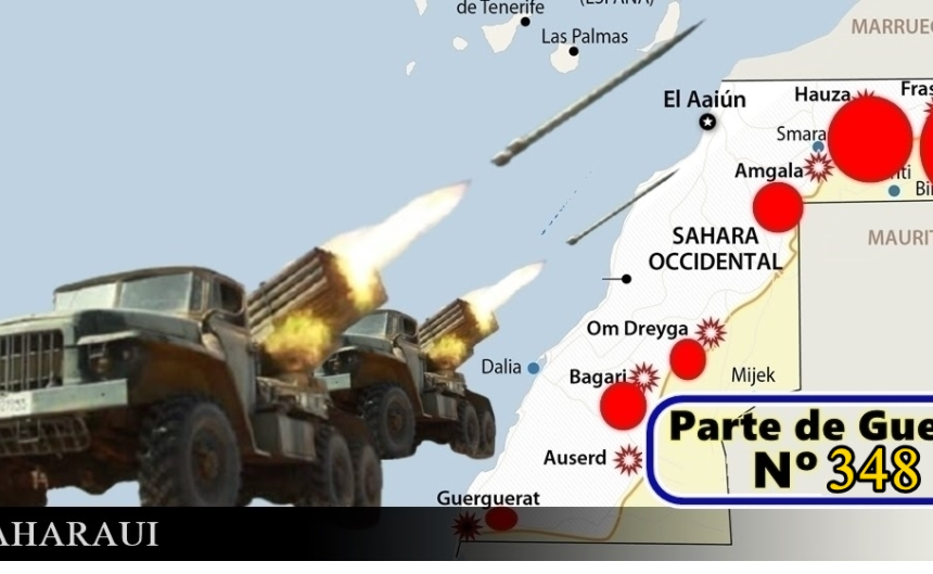 GUERRA DEL SAHARA | Parte de Guerra Nº 348