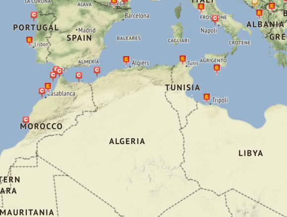 Exteriores de España eliminó la línea que marca el límite entre el Sáhara Occidental y Marruecos